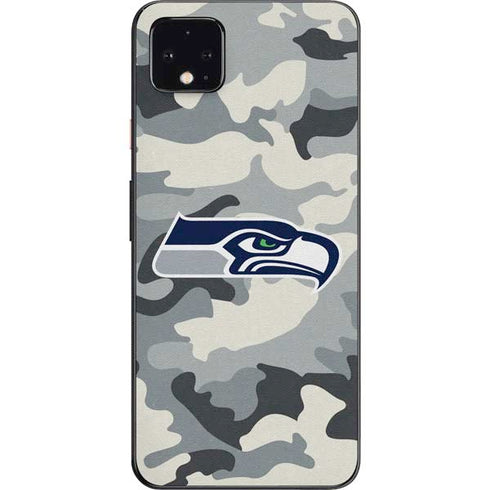 NFL Seattle Seahawks Camo Google Pixel 4 XL Skin